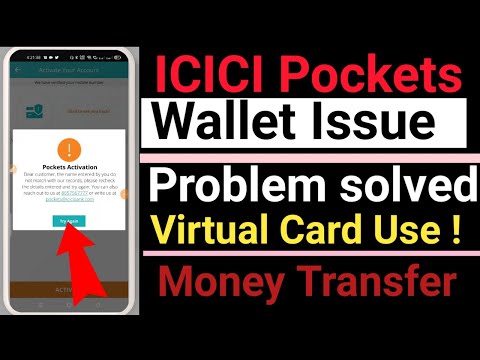 ICICI Bank Pockets Wallet Error solution | How to use pockets Wallet | Banking points |