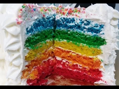 וִידֵאוֹ: איך מכינים עוגה צבעונית