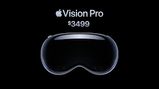 APPLE&#39;S NEW VISION PRO 4K MICRO OLED XR HEADSET ANNOUNCED!