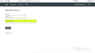 Vidly Demo screenshot 5