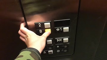 2000 Otis LVM 211 Hydraulic Elevator Recall / Park Mode Demonstration (Otis Series 1)