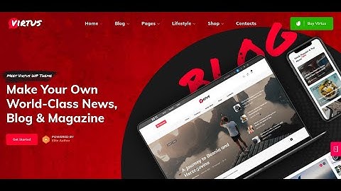 Virtus - Blog & Magazine WordPress Theme | Modern News Website Theme