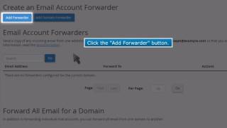 How to Setup Email Forwarding in cPanel