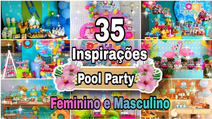 Pool party: decoração de festa na piscina