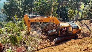 BUILDING the WORLD'S MOST DANGEROUS Mountain Road with JUST an Excavator | Excavator Planet