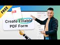 Create Fillable PDF Forms Easily for Free 🚀