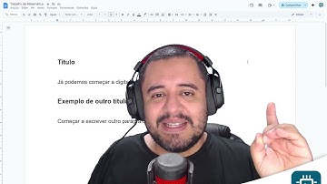 Google Docs Como usar passo-a-passo