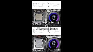 No Paste Vs Thermal Paste #shorts | CPU Thermal Paste screenshot 2