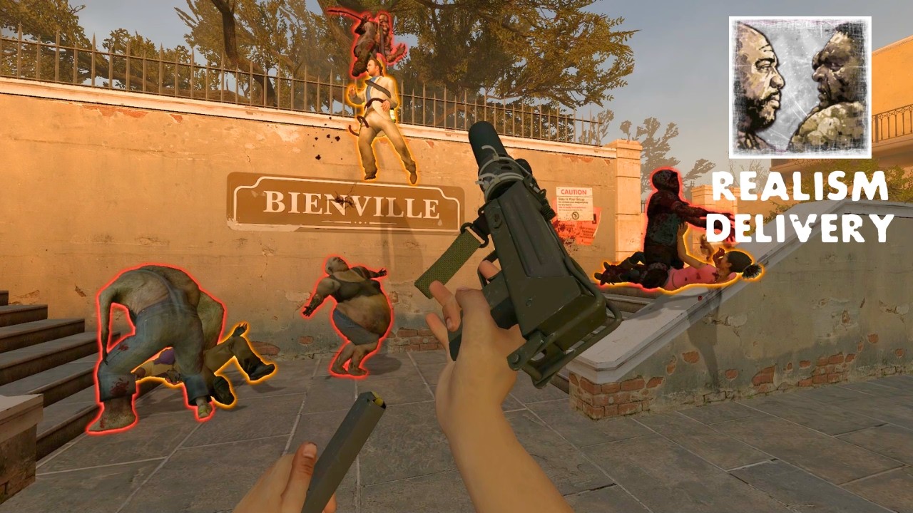 LEFT 4 DEAD 2 - REALISM DELIVERY VERSUS - THE PARISH - NEW MODE!