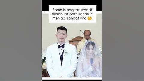 MOMENT HARU DAN SERU SEKALIGUS SAKRAL DI PERNIKAHAN VINCENT DAN VIOR