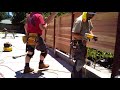 How to assemble horizontal fence panels