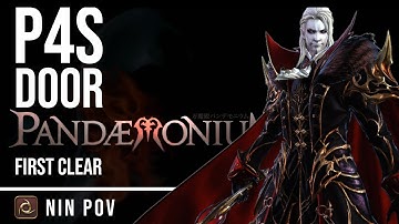 FFXIV Endwalker: Pandæmonium Asphodelos Fourth Circle SAVAGE P4S Door Boss First Clear | Ninja PoV