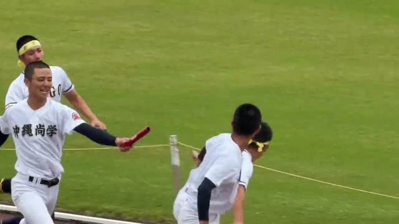 【白熱】沖縄尚学のチーム力！高校野球部対抗競技大会 1800mリレー
