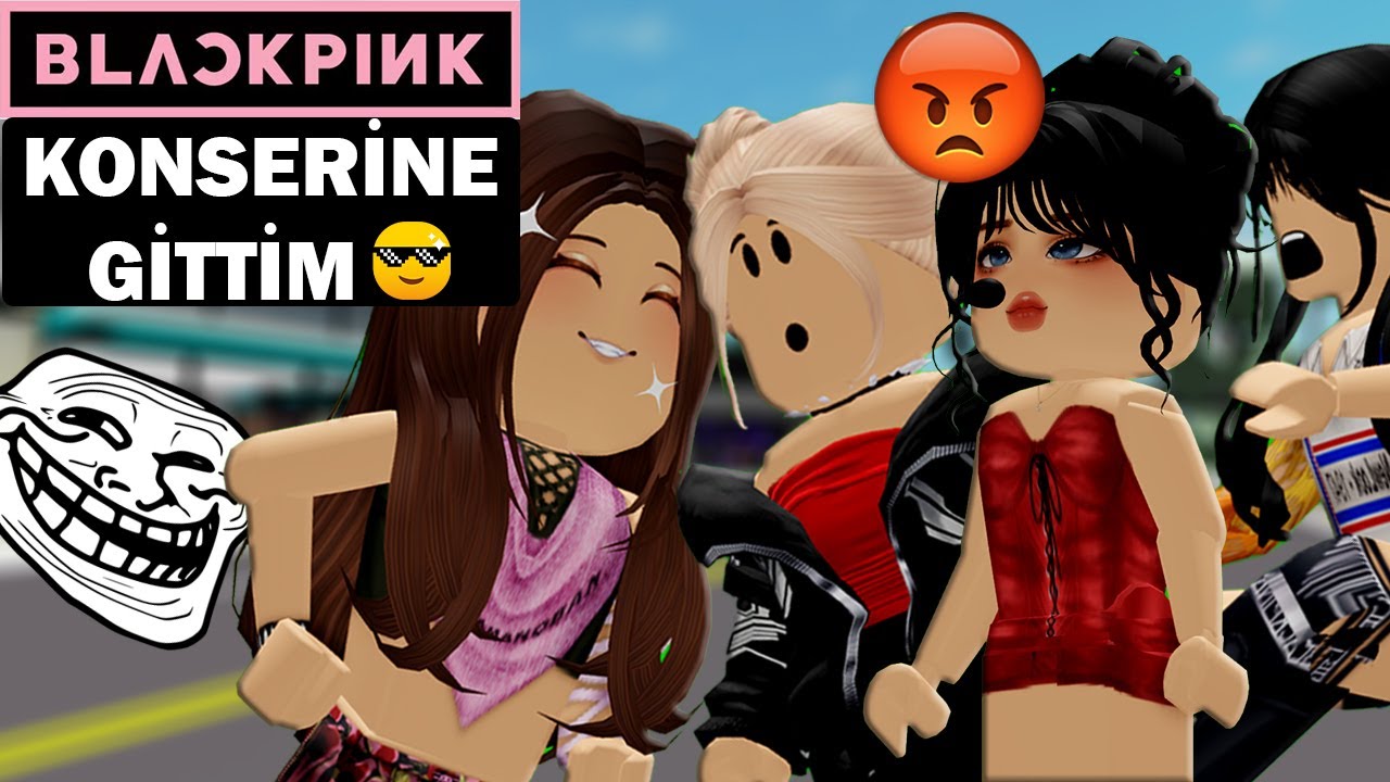 BLACKPİNK FANI KIZLARINA KONSERE GİTTİM DEDİM TROLLEDİM 🤣 Ağladılar🥴(Roblox Brookhaven Rp)