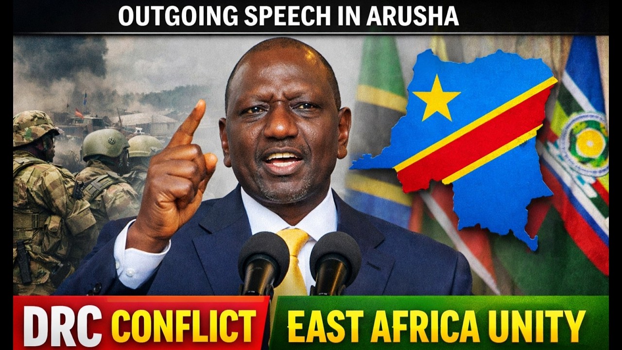 William Ruto Outgoing Speech in Arusha on DRC Conflict & East Africa Unity Progress | #EACSummit