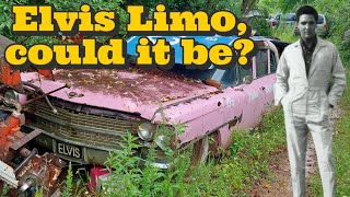 Elvis Presley's lost Limo? you tell me1963 Cadillac limousine found in a junkyard best barnfind ever