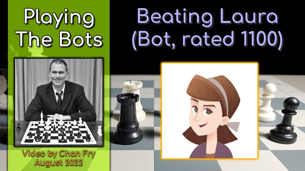 I played Laura the bot today and won but she missed Mate in 18. :  r/chessbeginners