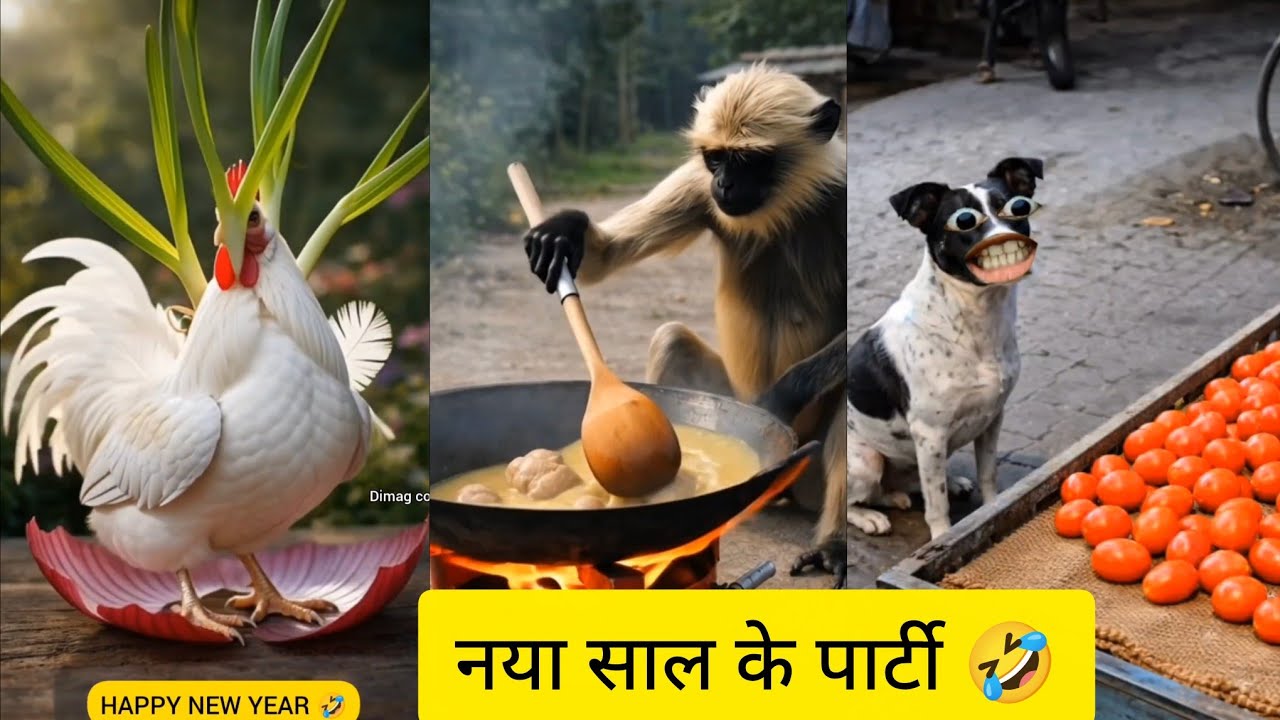 जानवरों का पिकनिक धमाकेदार कॉमेडी 🤣|aalu pyaj ki comedy| Hindi comedy videos 