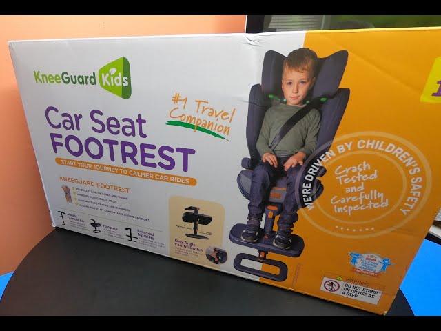 Kneeguard Kids Car Foot Rest for Children and Babies. Footrest is  Compatible with Toddler Booster Seats for Easy, Safe Great Travel Accessory  (Latest
