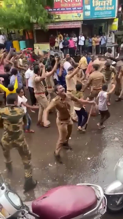 Ganpati Visarjan Police dance. 2022 Kolhapur part:-l. BhagatSingh 5 Kolhapur.भगतसिंग ५ कोल्हापूर.