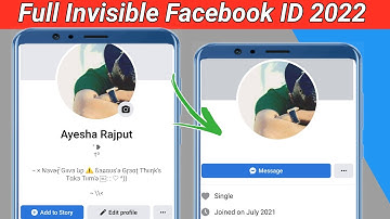 How to make invisible name facebook account 2022|facebook invisible name id|facebook blank name id