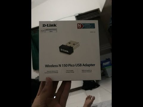 Unboxing & Tutorial Instalasi D Link DWA 121 +komedi kering