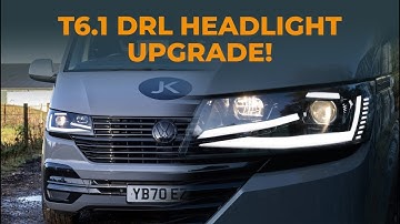 How to fit headlights to a T6.1. Fantastic new DRL Headlight Upgrade!