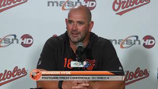 Brandon Hyde after Orioles' win over Blue Jays