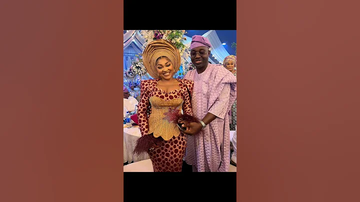 Actress Mercy Aigbe and her lovely husband attended a wedding looking gorgeous.
