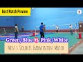 🔥शानदार "Attack &amp; Defense" 🏸Men's Doubles #match #badminton #video #sports #smash #trending #service
