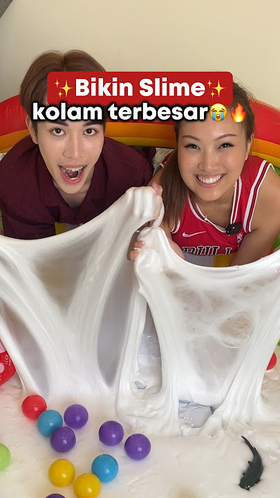 BIKIN SLIME SATU KOLAM TERBESAR BARENG JESSICA?!!😭🔥