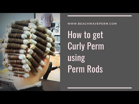 how-to-get-curly-perm-using-perm-rods-|-how-to-get-curly-hair-|-permanent-beach-waves-tutorial