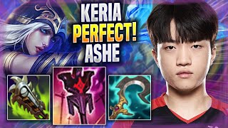KERIA PERFECT GAME WITH ASHE! - T1 Keria Plays Ashe SUPPORT vs Renata! | Season 2022