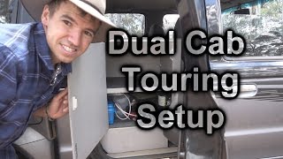 Dual Cab Touring Setup  I Threw Out The Seats!