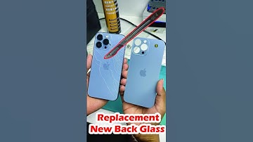 Change back glass iPhone 13 Pro Max easy way without disassembly teardown machine