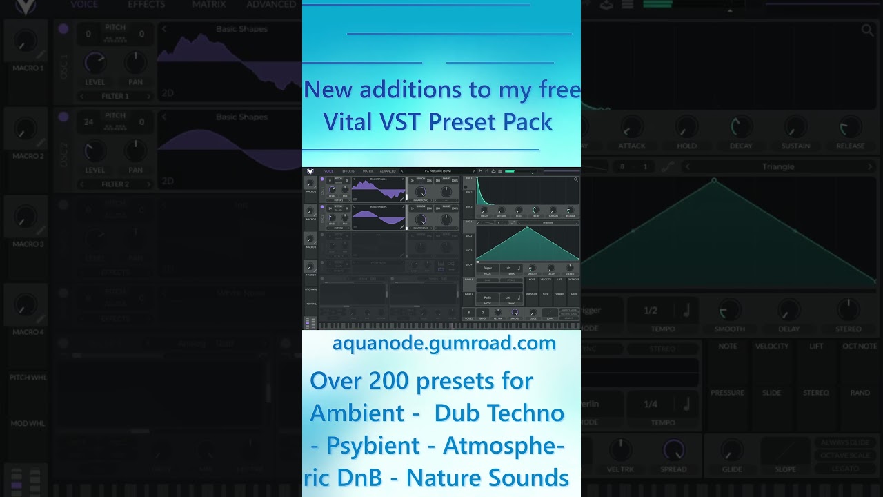New presets for my Vital VST Preset Pack [Free Download] 