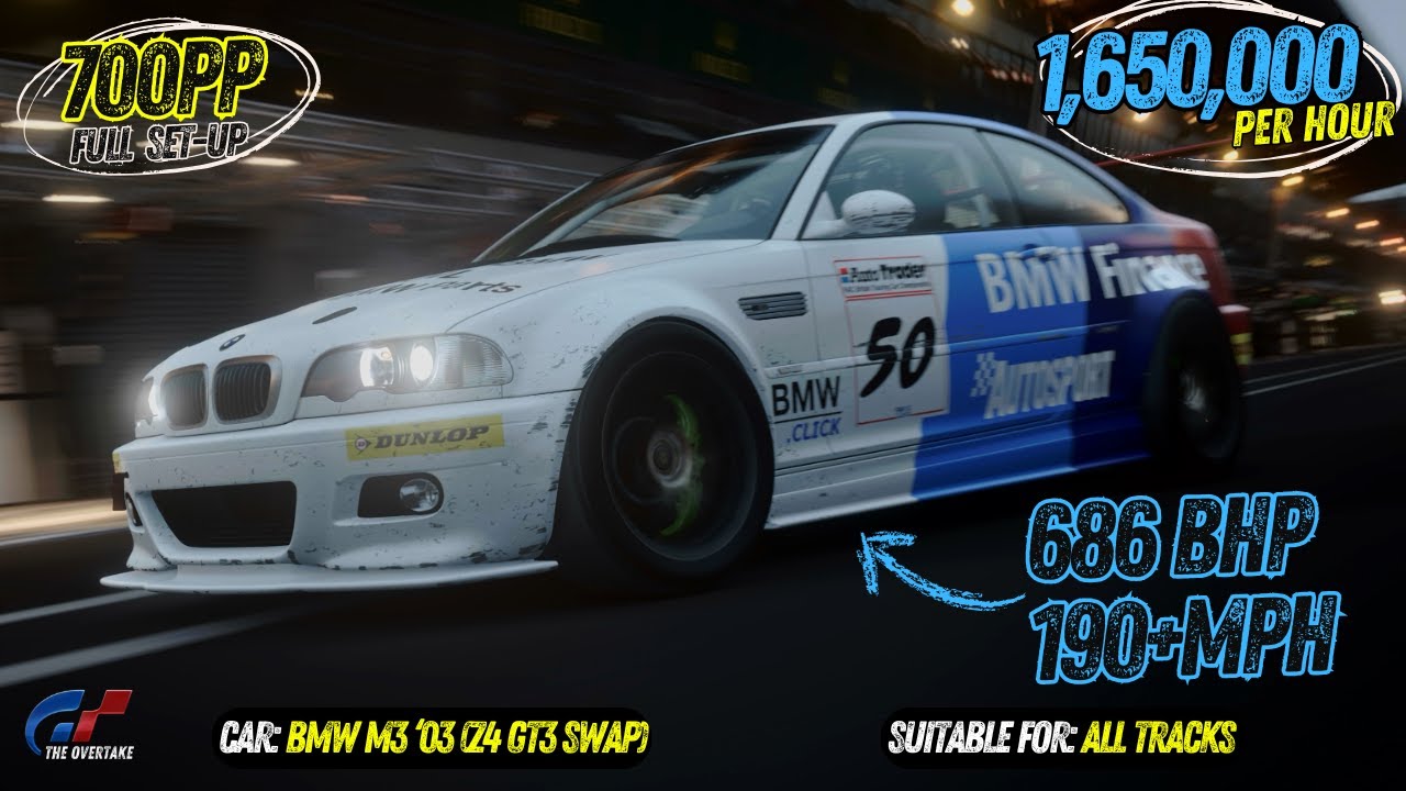 🔥GT7’s Best BMW Engine Swap? 🔧 2003 M3 With a GT3 Z4 Motor | Full ...