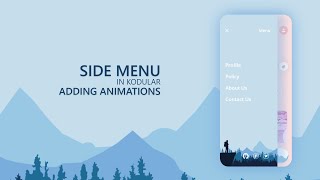 #4 How to create Professional and Animated Side Menu Design In Kodular with AIA FILE | Part 2