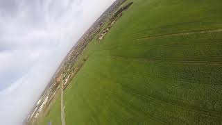 E-Flite opterra in spin straight to the ground