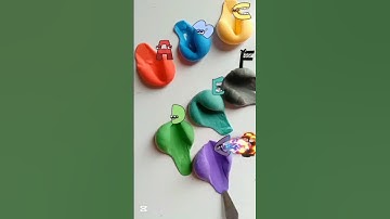 Alphabet lore Color Mixing 🔥#colormixing #shorts #satisfying #alphabetlore