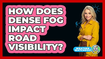 How Does Dense Fog Impact Road Visibility?