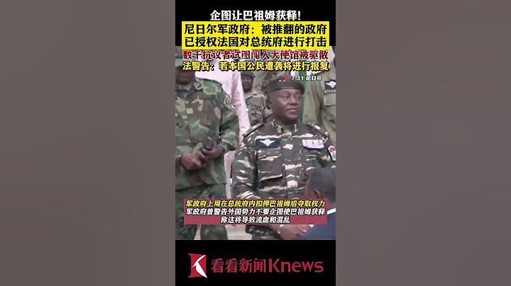 尼日軍政府：法國已獲授權對總統府進行打擊 【看看新聞Knews】shorts - 天天要聞