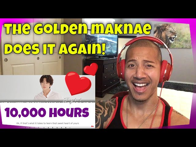 BTS Jungkook '10,000 Hours' (Cover) Reaction class=