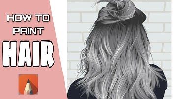 VEXEL ART HAIR TUTORIAL using Autodesk sketchbook