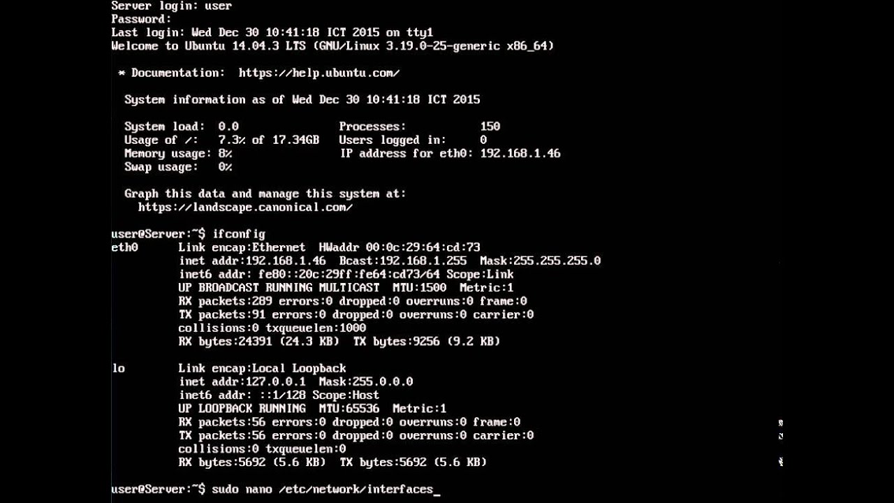 การตั้งค่า IP address 