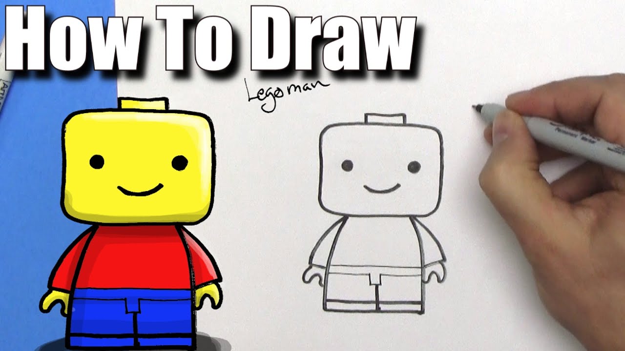 Legoman drawing