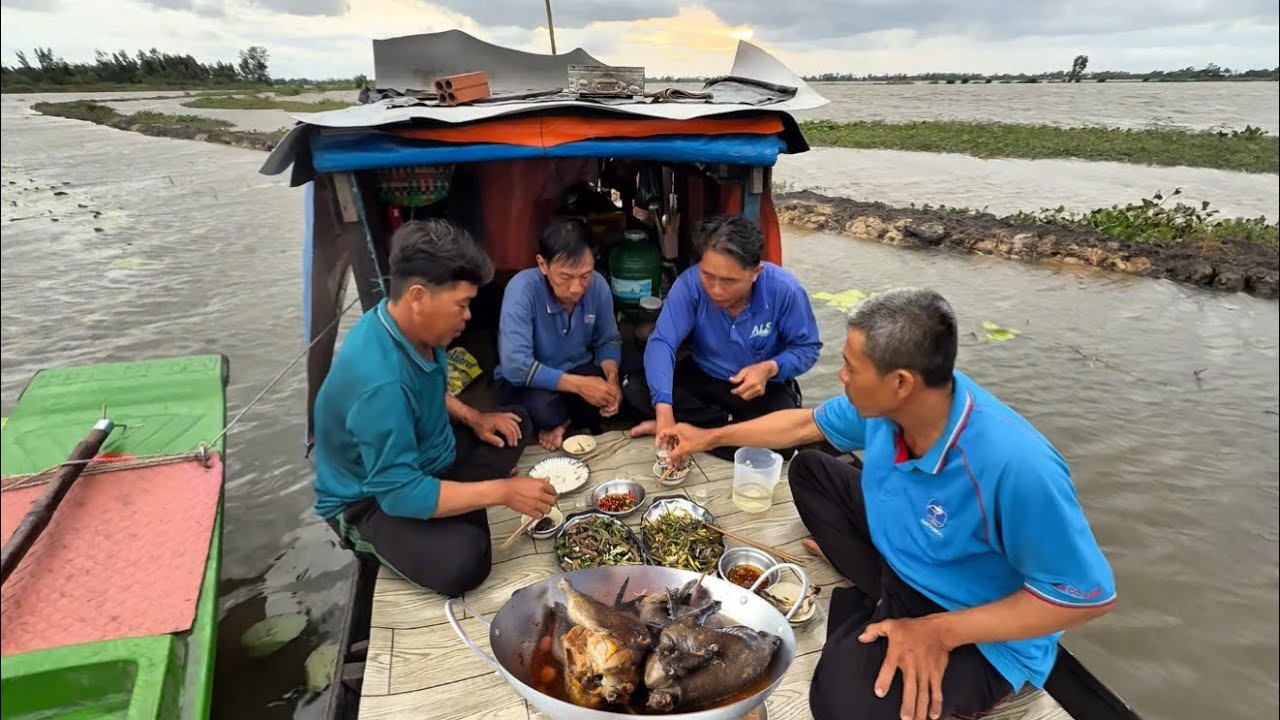 Tập 27. Cập Gà Tây Bắc Hấp Nước Mắm, Gỏi Lươn Đồng Lai Rai Trên Đồng Nước Nổi Lúc Mưa Bão 