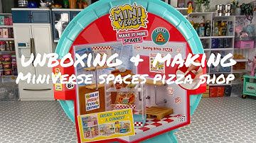Let’s Unbox and Make the NEW MiniVerse Spaces Pizza Shop! 🍕