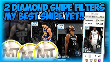 NBA2K19 2 DIAMOND SNIPE FILTERS - MY BEST SNIPE EVER - DIAMONDS FOR UNDER 5K - MAKE EASY MT 2K19