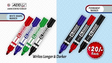 ADD Gel XL Refillable Markers - writes ADDitionaly longer and darker.  #addgel #whiteboard  #markers